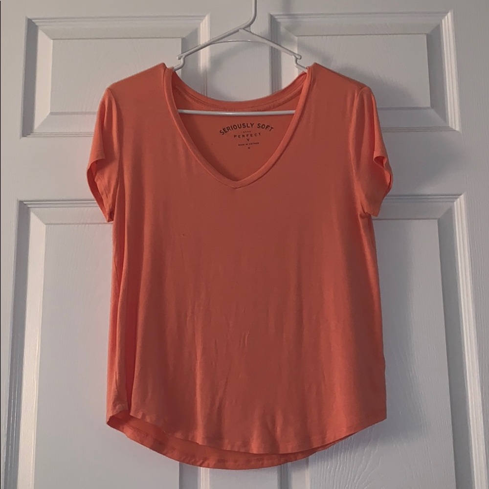 coral t-shirt
